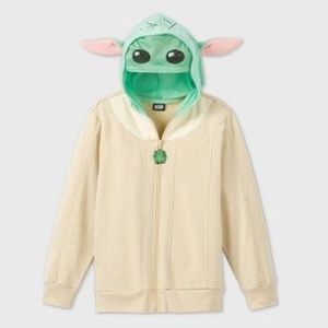Mandalorian Baby Yoda Zip Up Hoodie